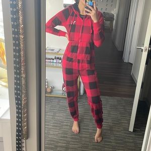 VS PINK Plaid onesie